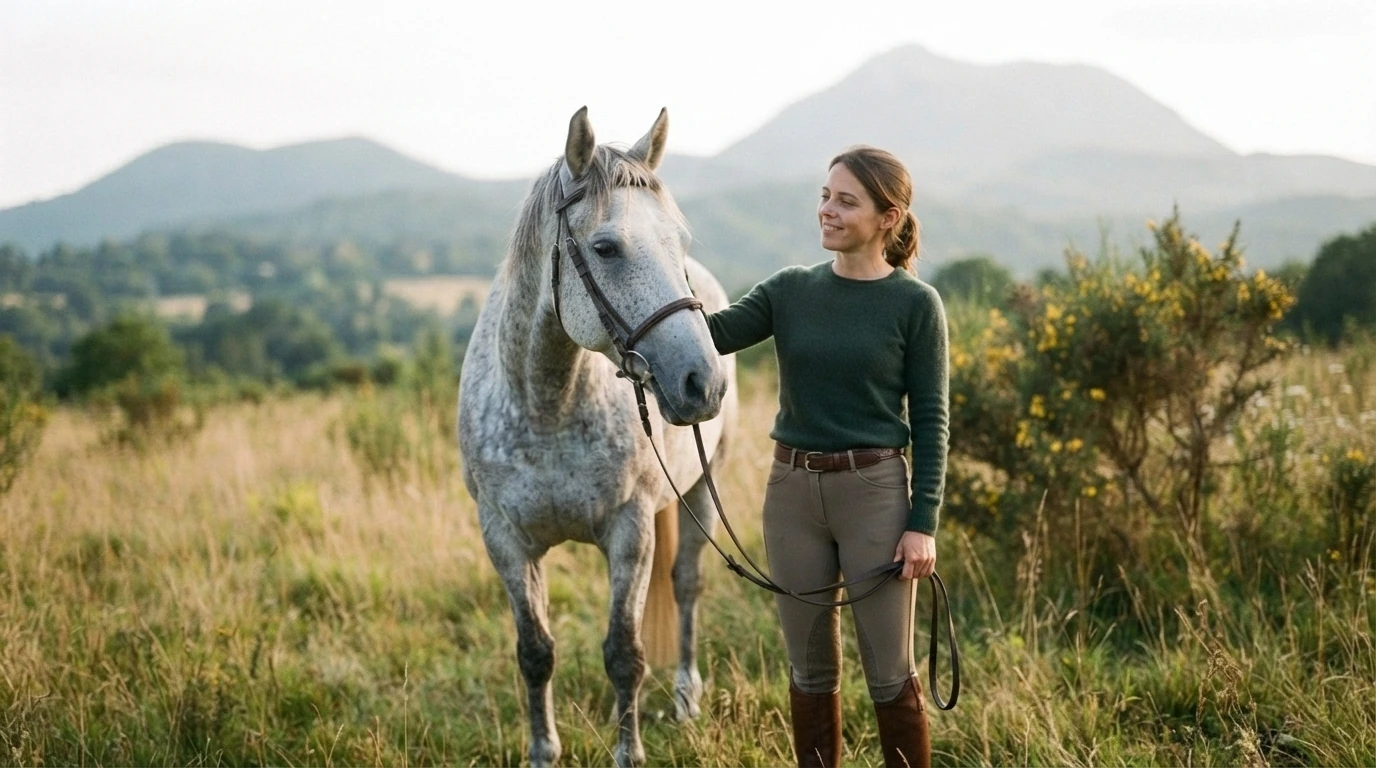 Cours d'équitation à Vitrac, Puy-de-Dôme